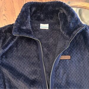 Columbia fleece zip up jacket size M